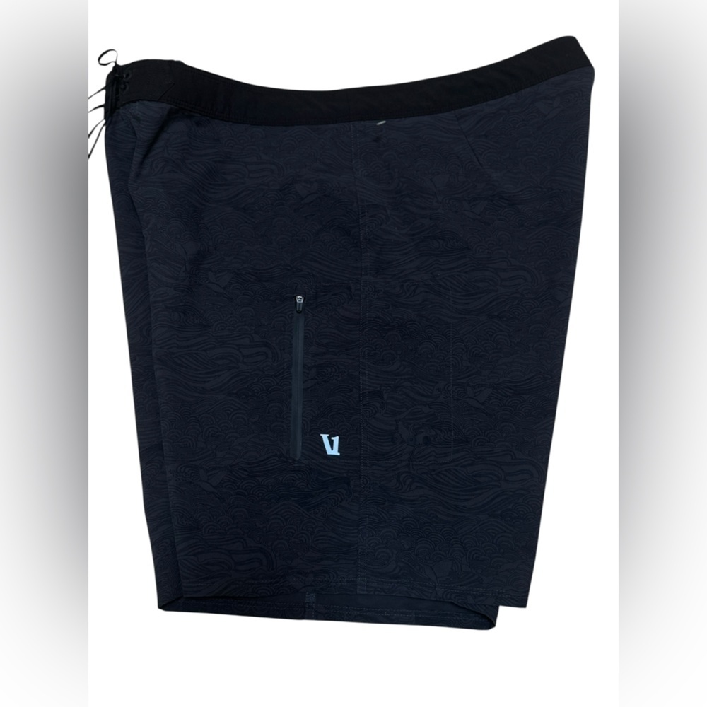 Vuori Board Shorts Men's 38 Shorts Cruise Draw String Striped Camouflage Accent - Picture 7 of 10